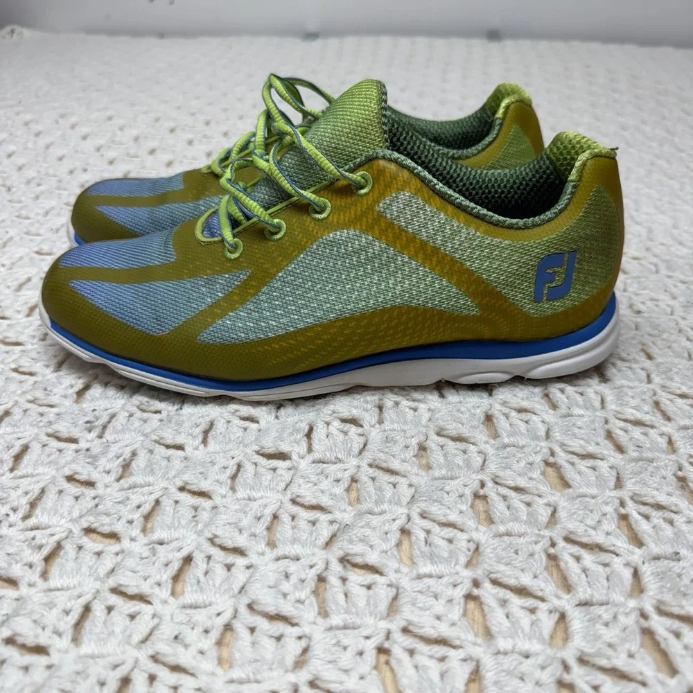 FootJoy Golf Shoes Multicolor Soft Cleats Men 9 M Low Top Greens Course PGA Club
